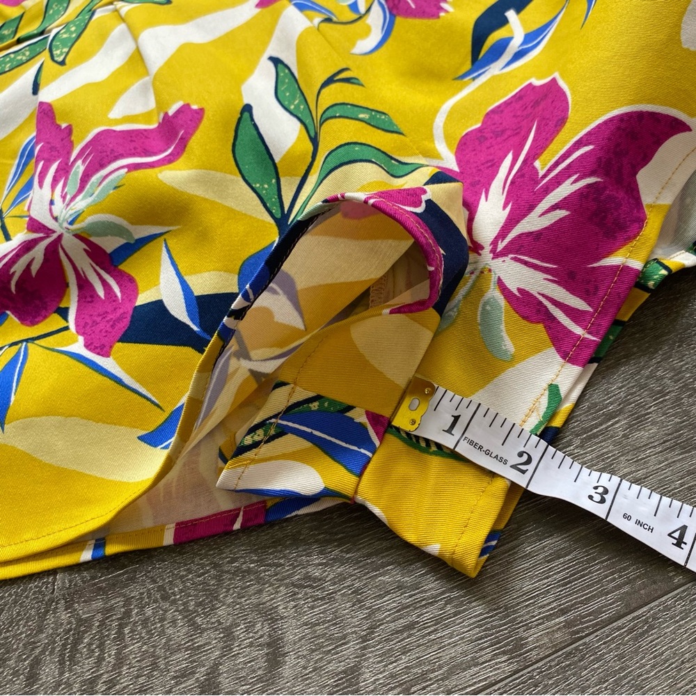 Flying‎ Tomato Yellow Floral Off the Shoulder Romper - Picture 10 of 12